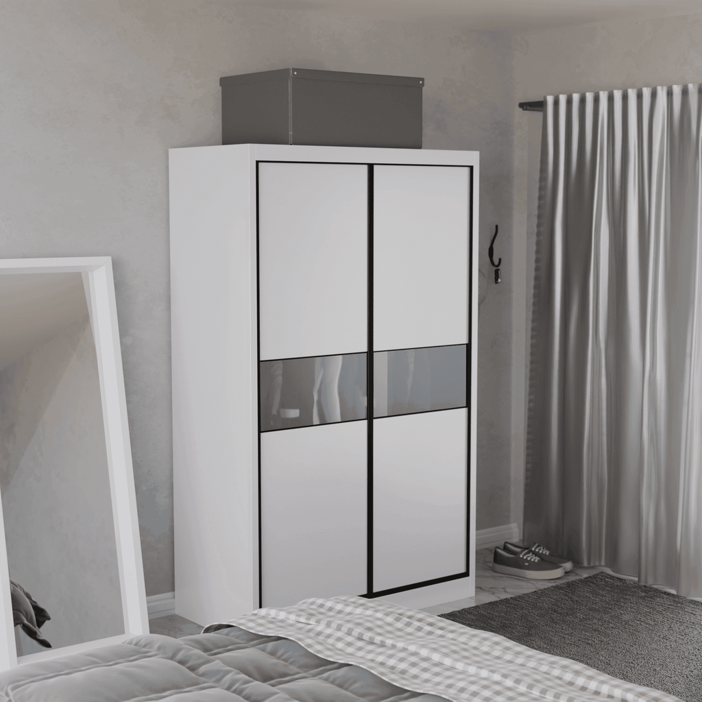 Helene Modular Wardrobe (Frosted Glass)