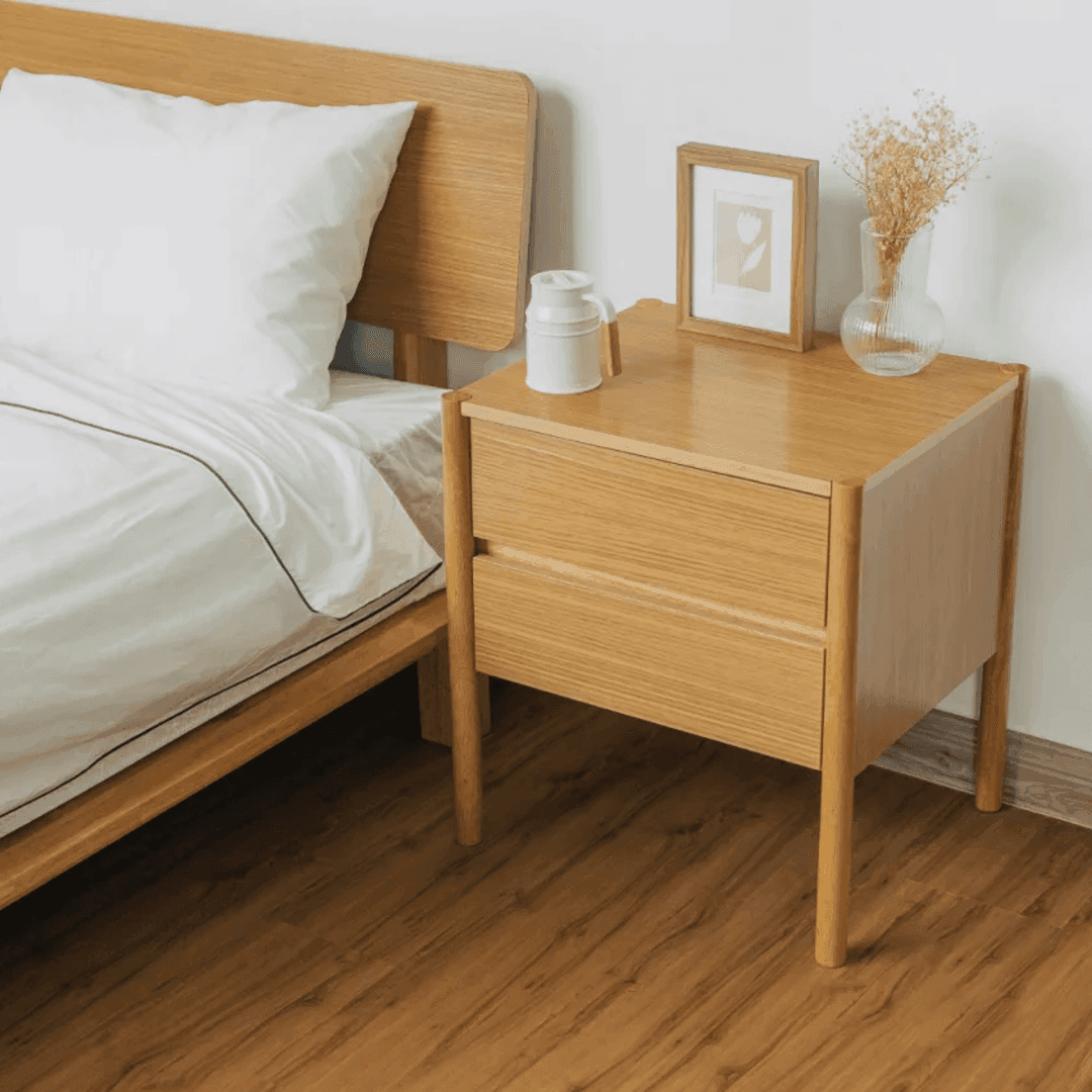 Holly Wooden Bedside Table