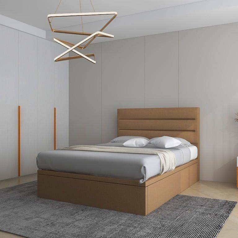 Isabelle Fabric Storage Bed