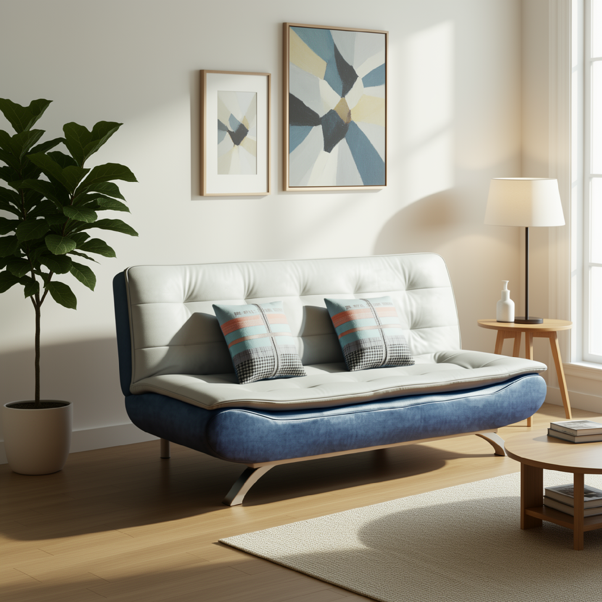 Izzie Leathaire Sofa Bed (188cm)