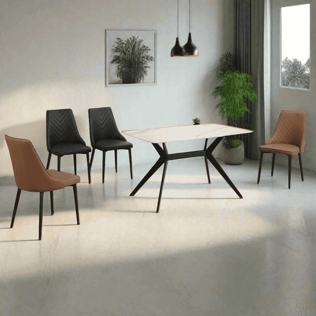 Janette Sintered Stone Dining Table