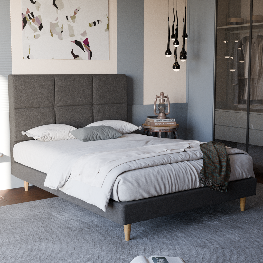 Jarvis Fabric Bed Frame (Pet Friendly Fabric)