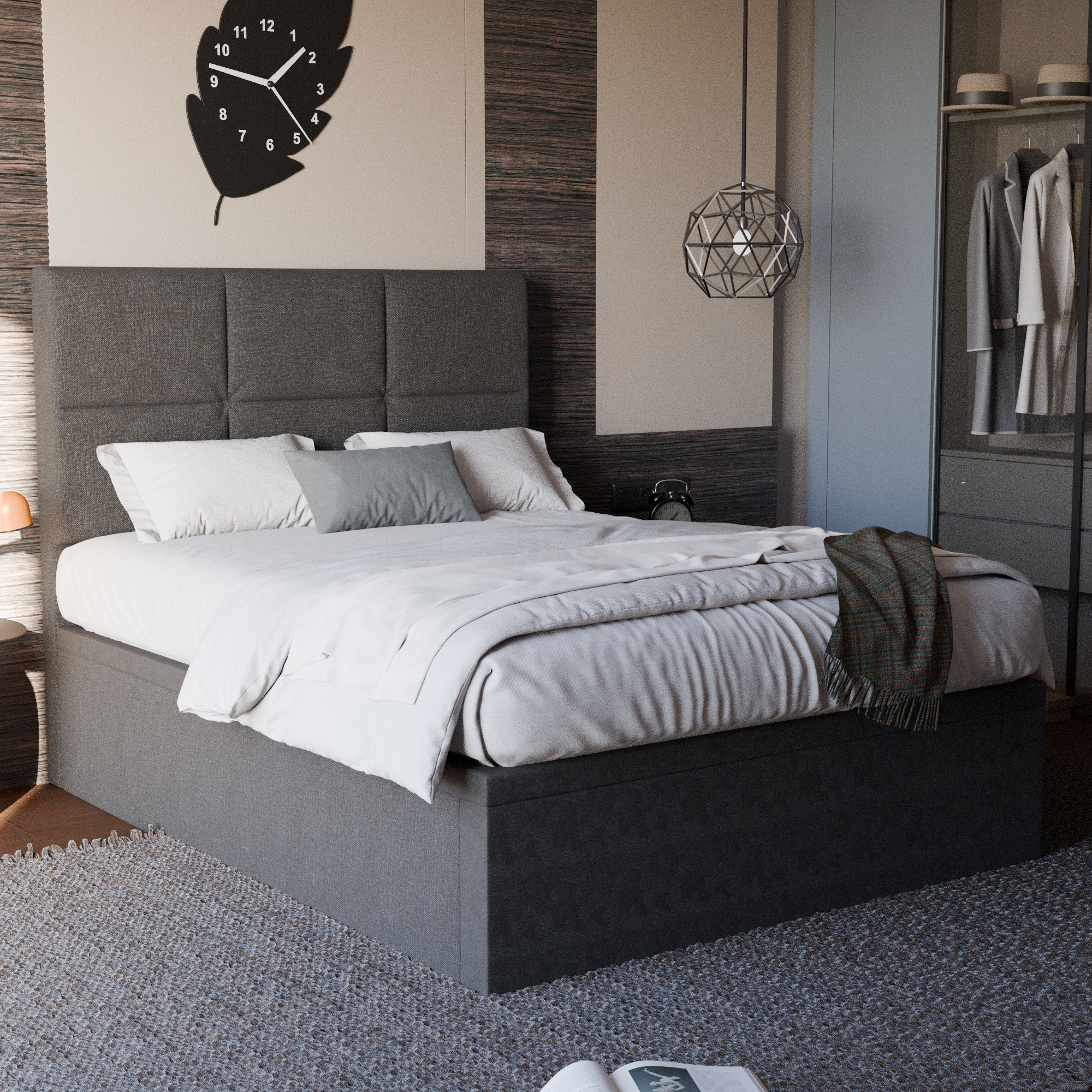 Jarvis Fabric Storage Bed (Pet Friendly Fabric)