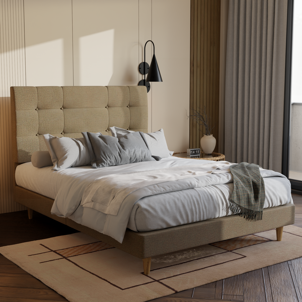 Jaxon Fabric Bed Frame (Water Repellent)
