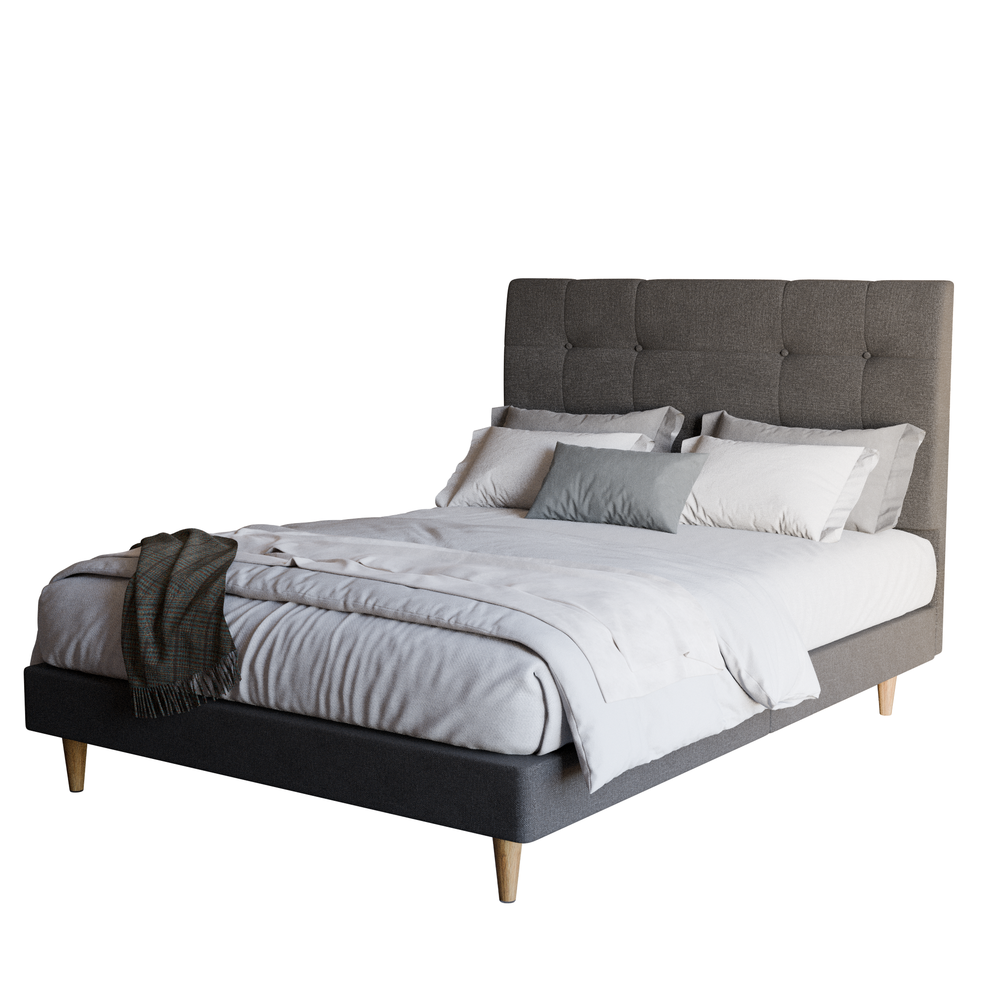 Jaxon Fabric Bed Frame (Water Repellent)