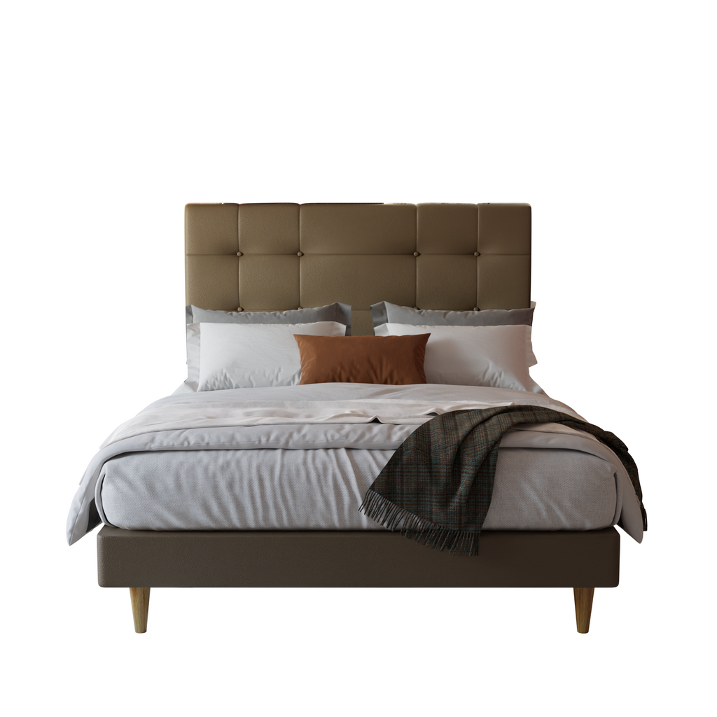 Jaxon Faux Leather Bed Frame
