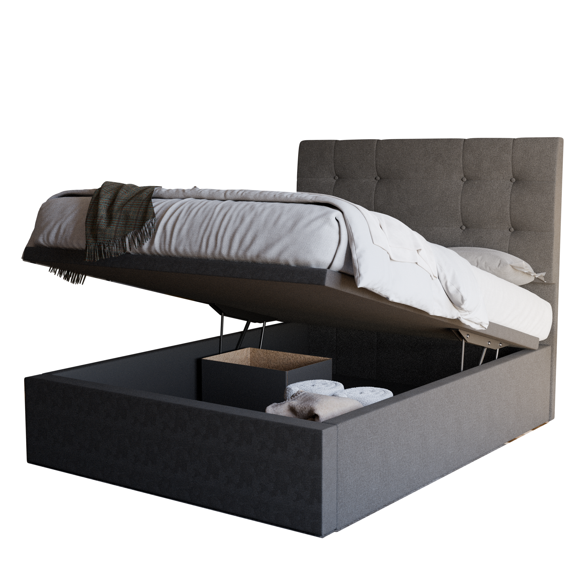 Jaxon Fabric Storage Bed (Water Repellent)