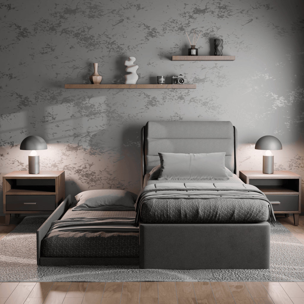 Jayla Fabric 3 in 1 Pull Out Bed (Water Repellent)