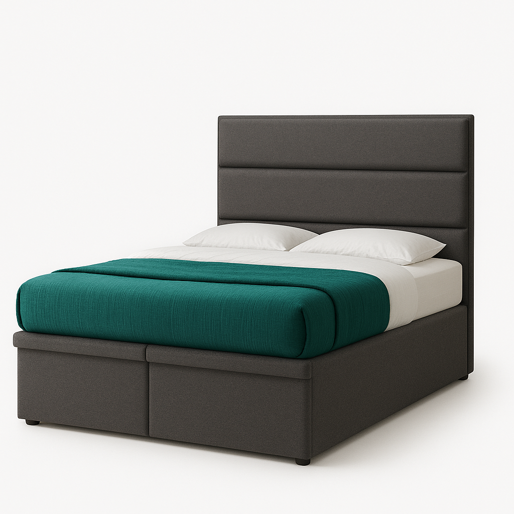 Haneris Fabric Storage Bed