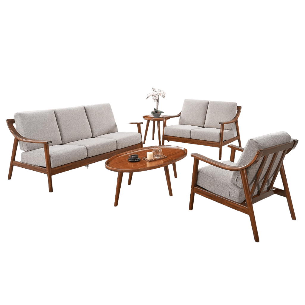 Kaelum Wooden Sofa