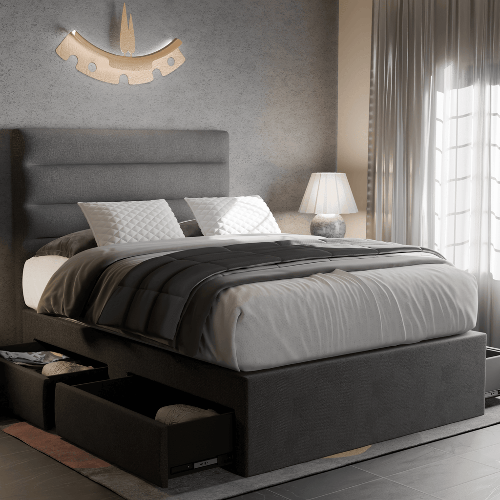 Keenan Fabric Drawer Bed
