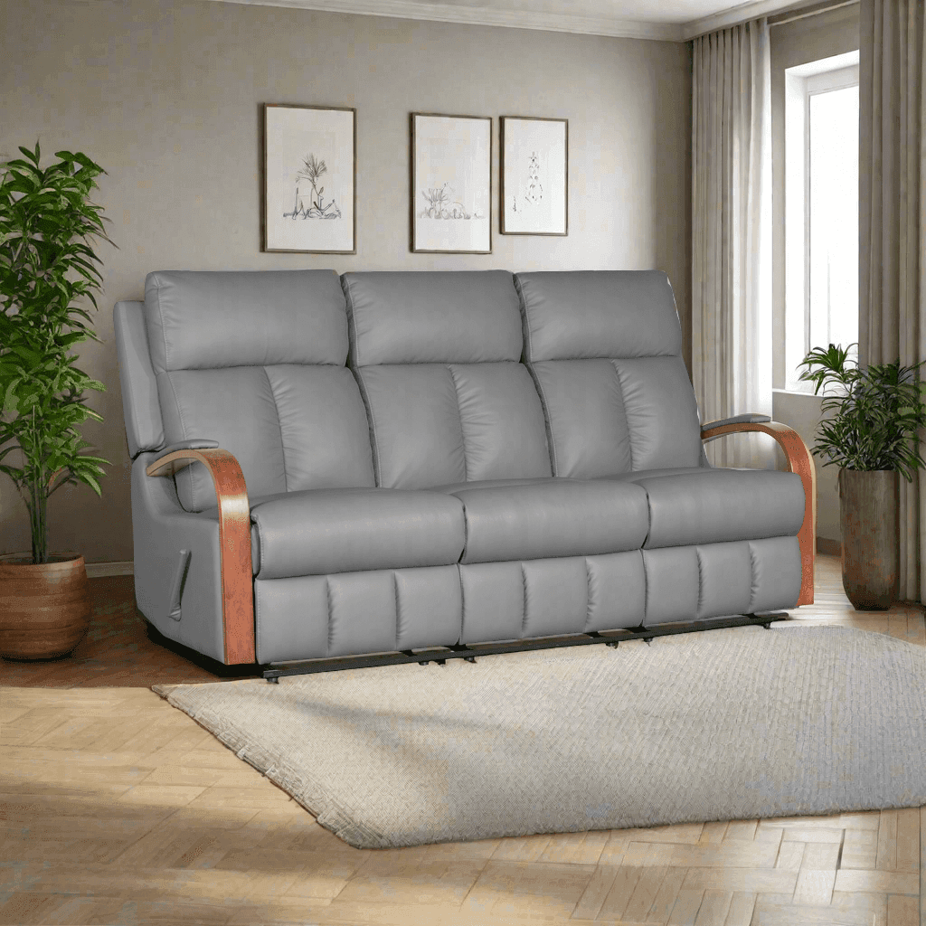 Leesa Genuine Leather Recliner Sofa