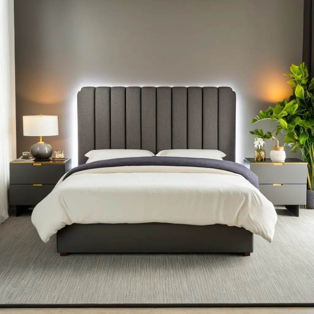 Linderes Fabric Bed Frame (Water Repellent)