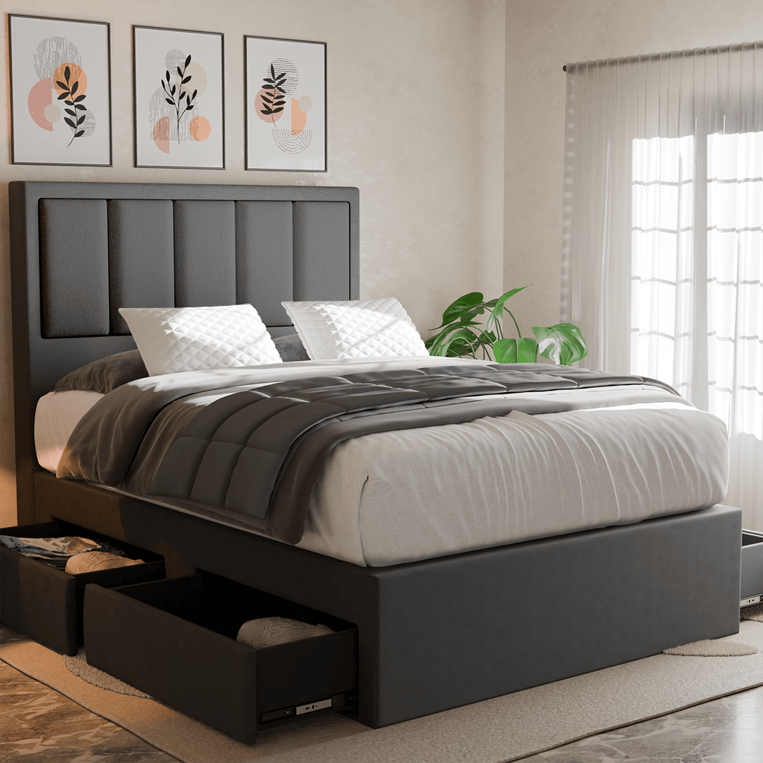 Marley Fabric Drawer Bed Frame (Pet Friendly)