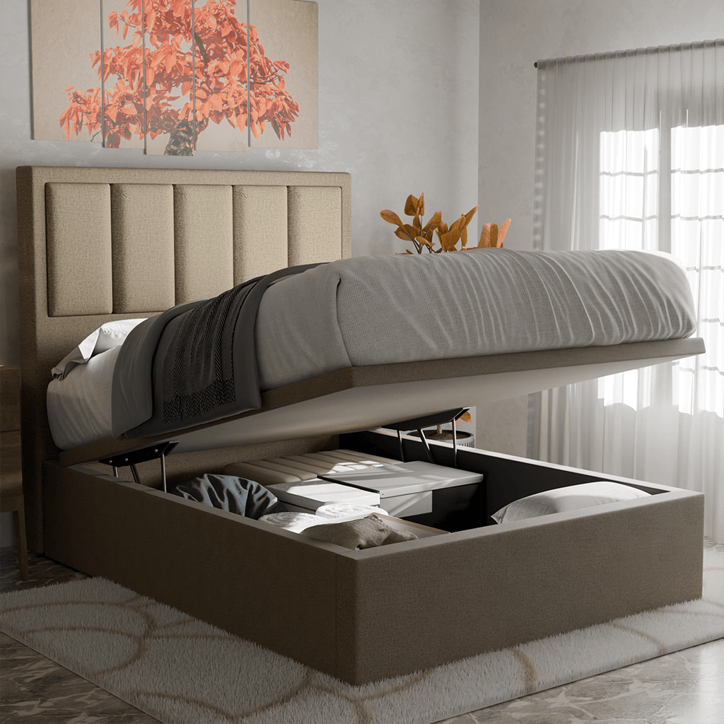 Marley Fabric Storage Bed (Water Repellent)