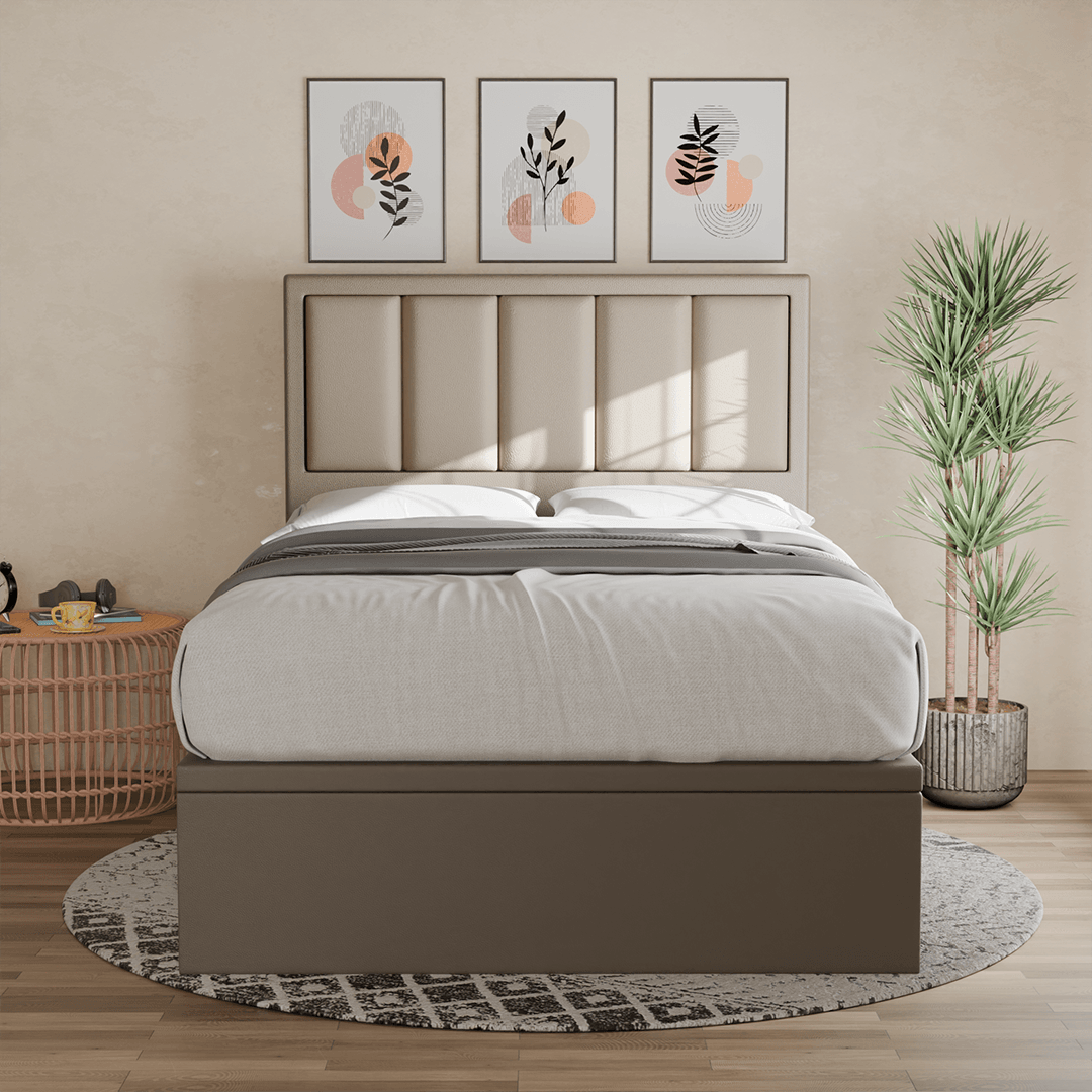 Marley Faux Leather Storage Bed