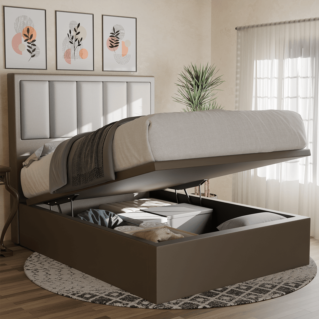 Marley Faux Leather Storage Bed