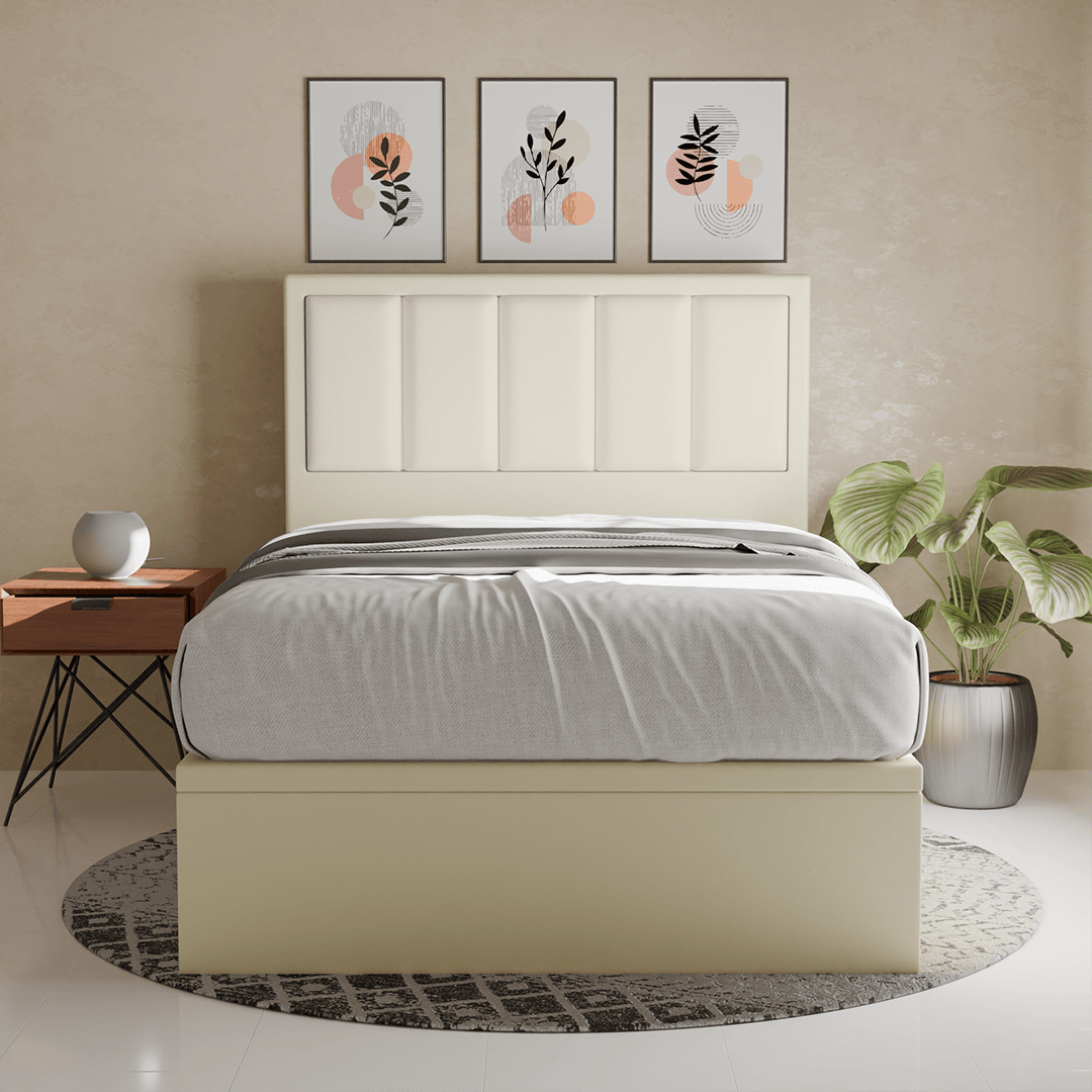 Marley Faux Leather Storage Bed