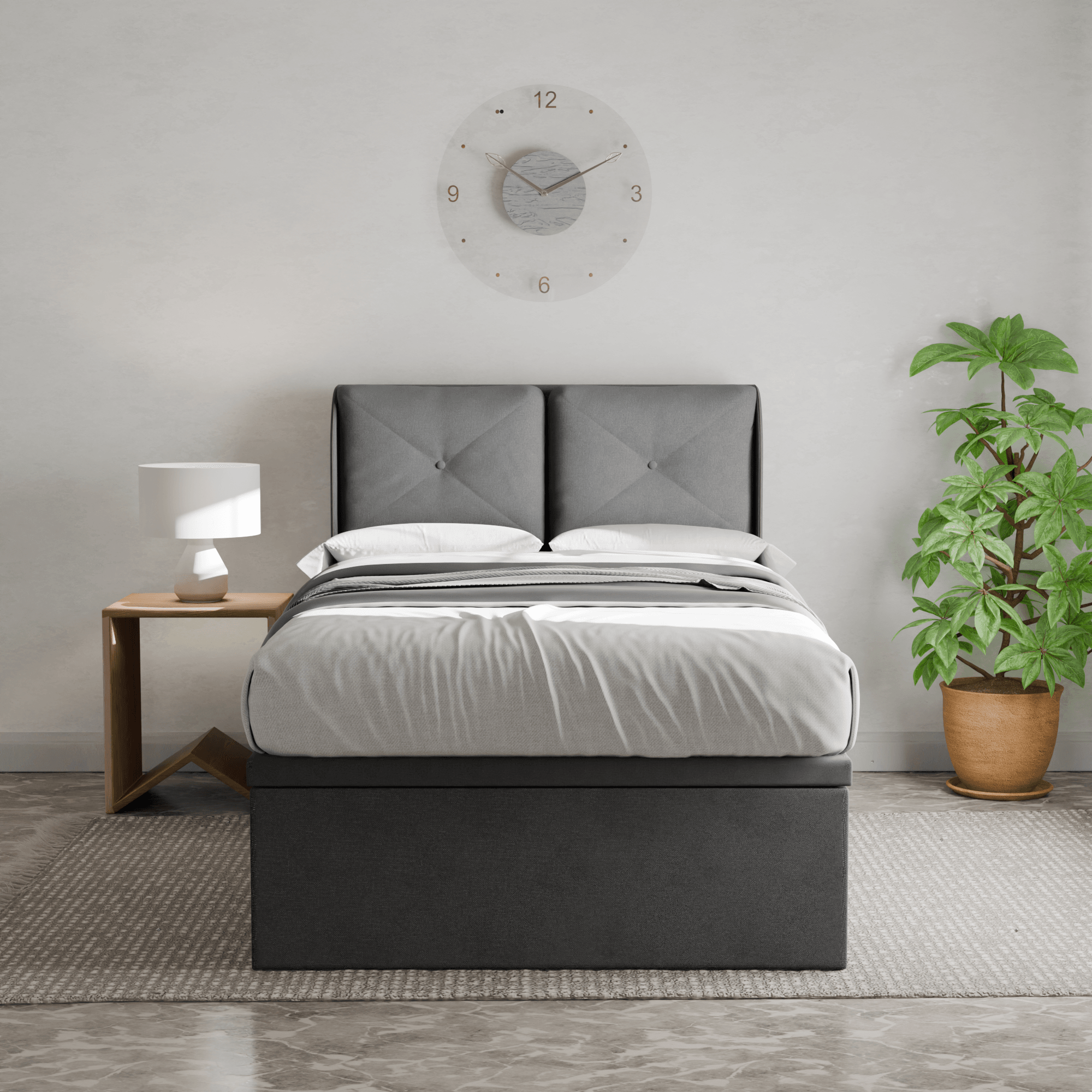 Mohave Fabric Storage Bed (Water Repellent)