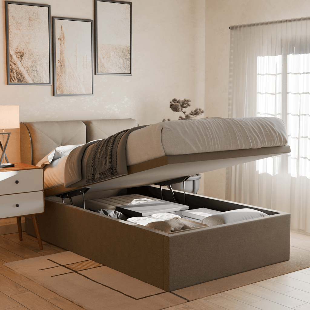 Mohave Fabric Storage Bed (Water Repellent)