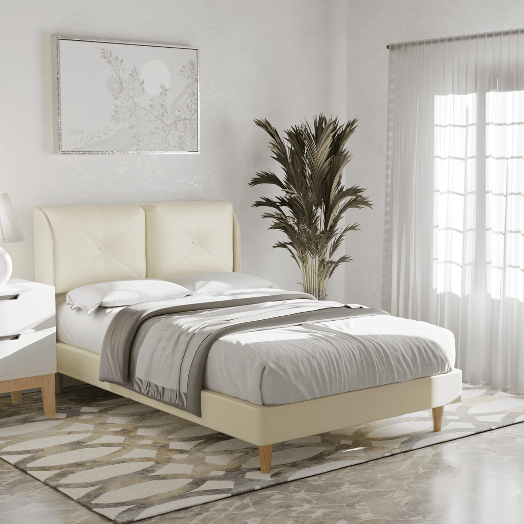 Mohave Faux Leather Bed Frame