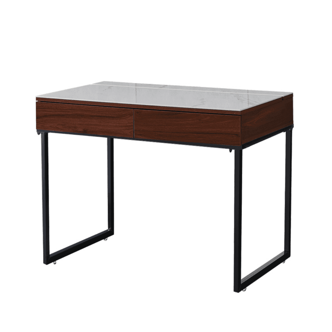 Muriel Glossy Sintered Stone Study Table (100cm/120cm)