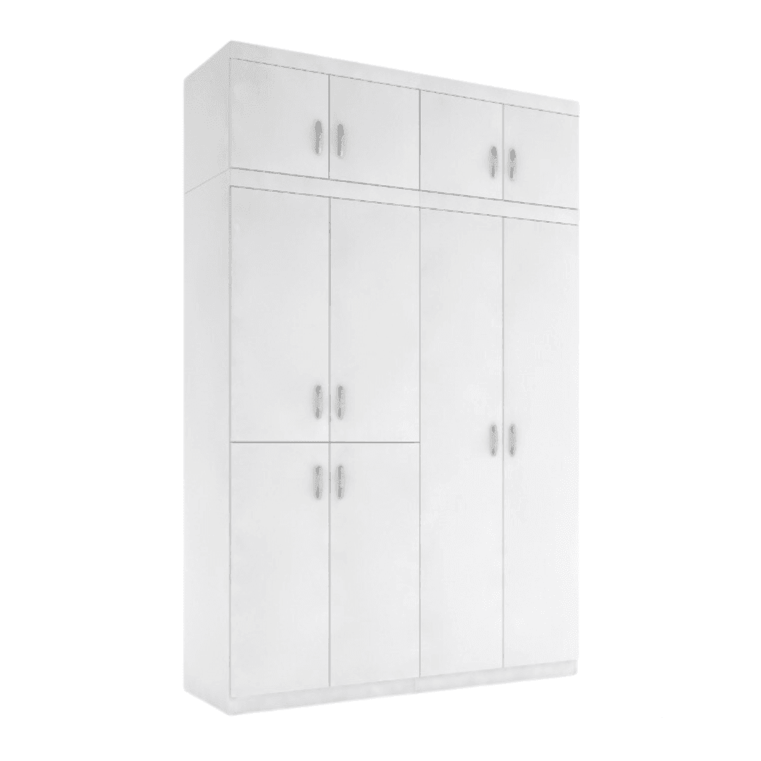 Myrton 10 Door Wardrobe in White