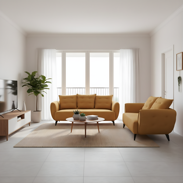 Rovan Fabric Sofa by Esteller (Pet Friendly & Easy Clean)