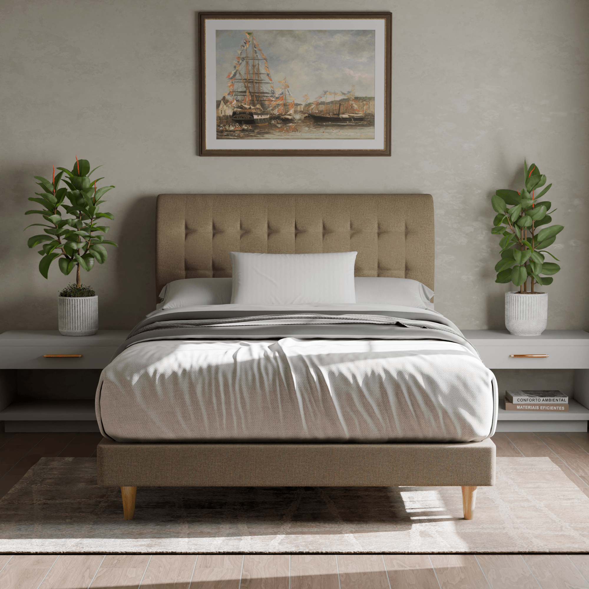 Nette Fabric Bed Frame