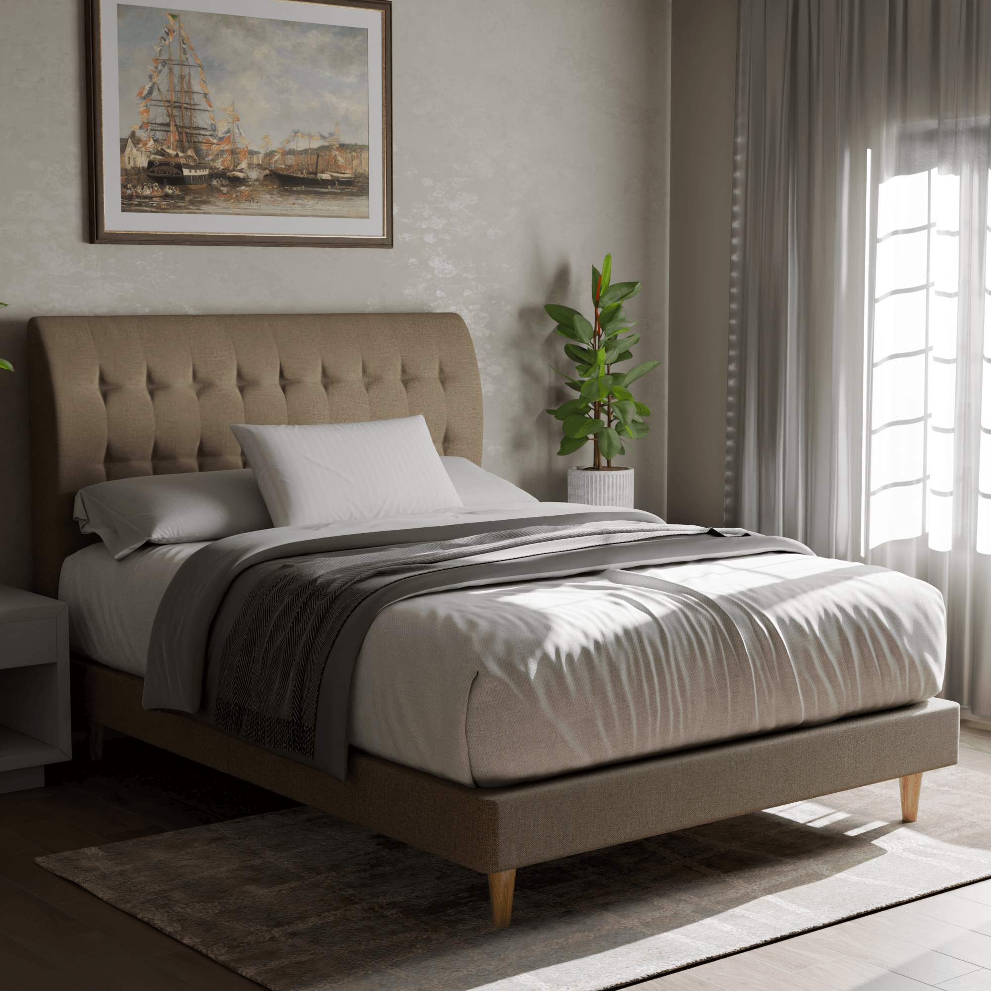 Nette Fabric Bed Frame