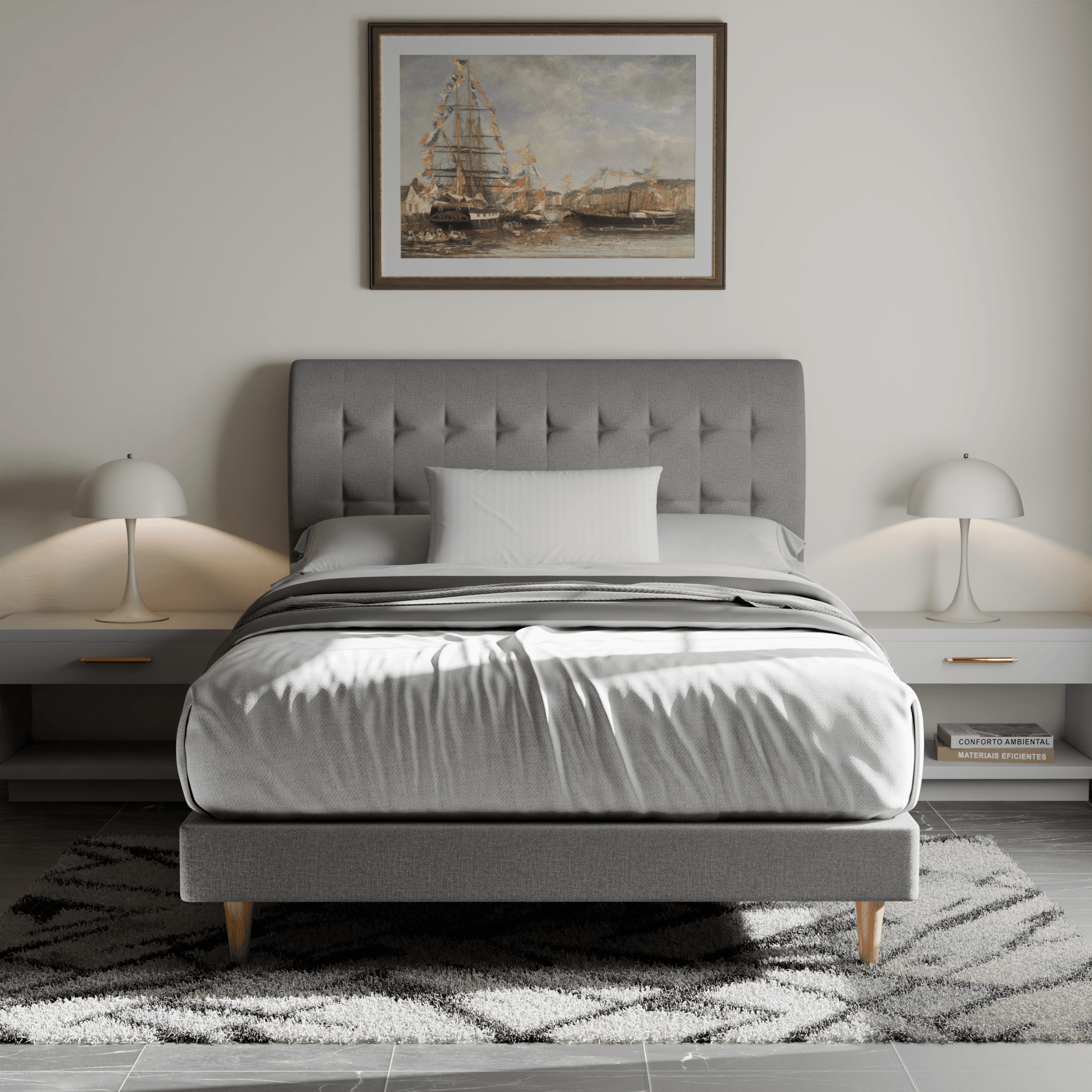 Nette Fabric Bed Frame (Pet Friendly)