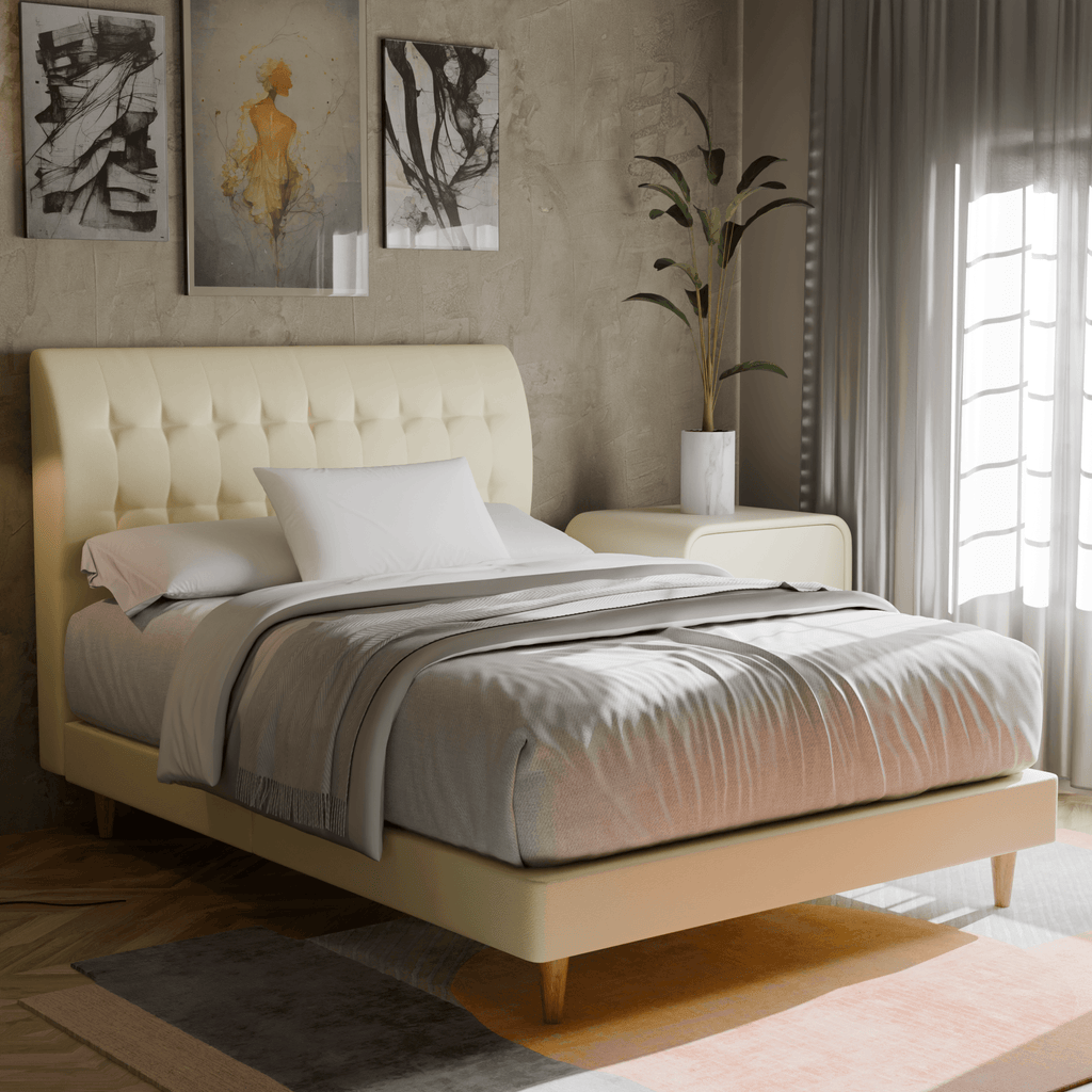Nette Faux Leather Bed Frame