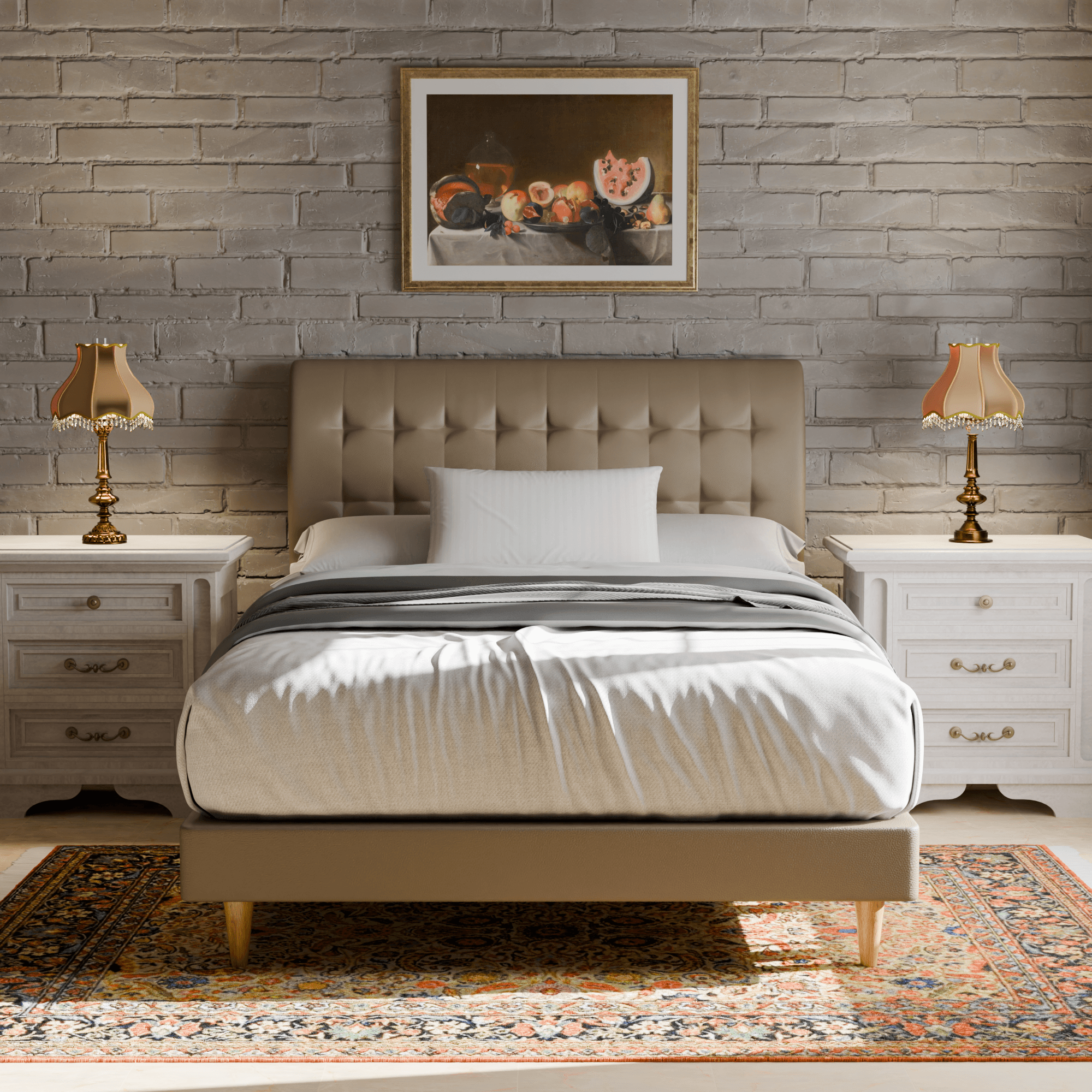 Nette Faux Leather Bed Frame