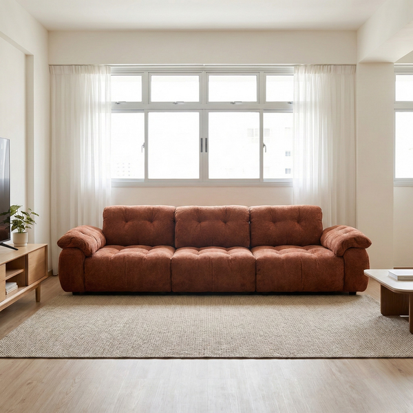 Neura Fabric Adjustable Backrest Sofa