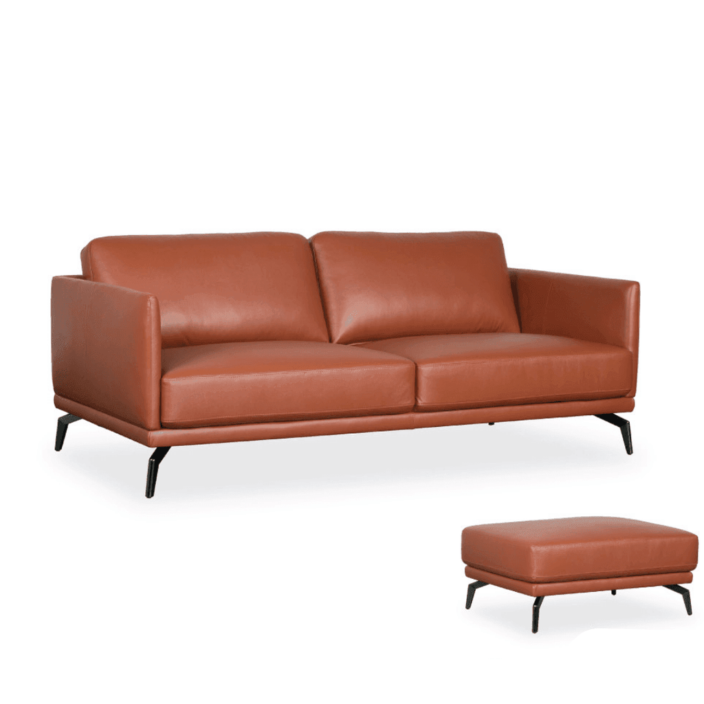 Nobuko Genuine Leather Sofa