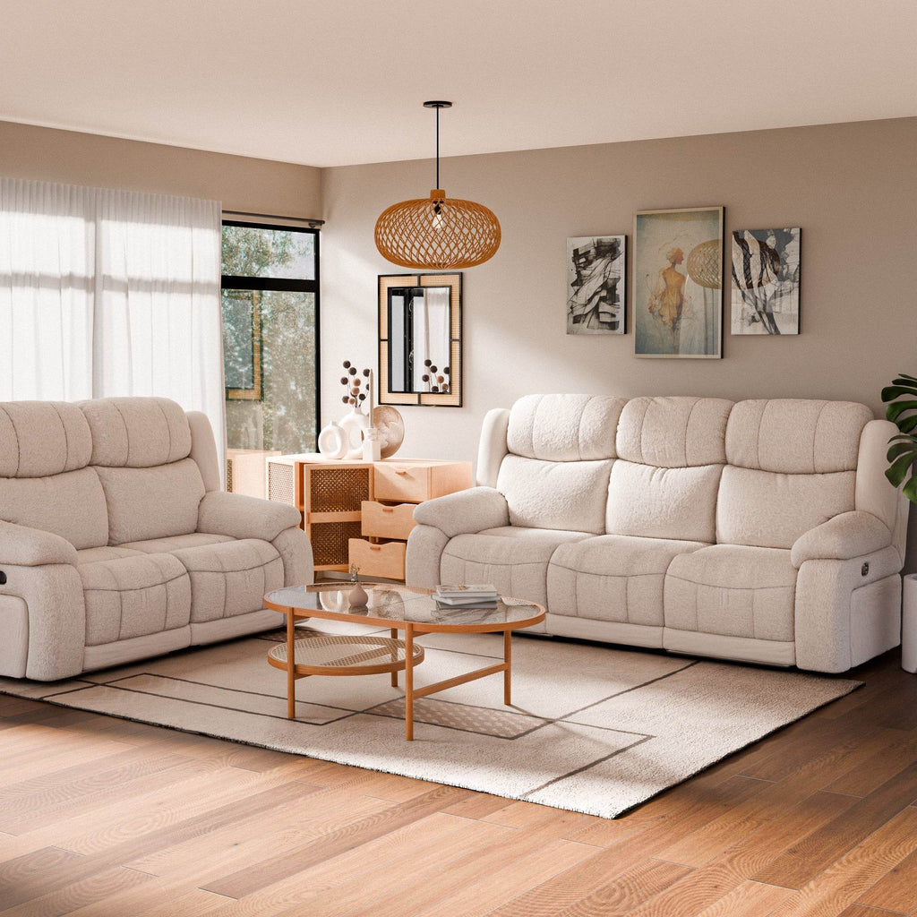 Raymond Teddy Fabric Recliner Sofa