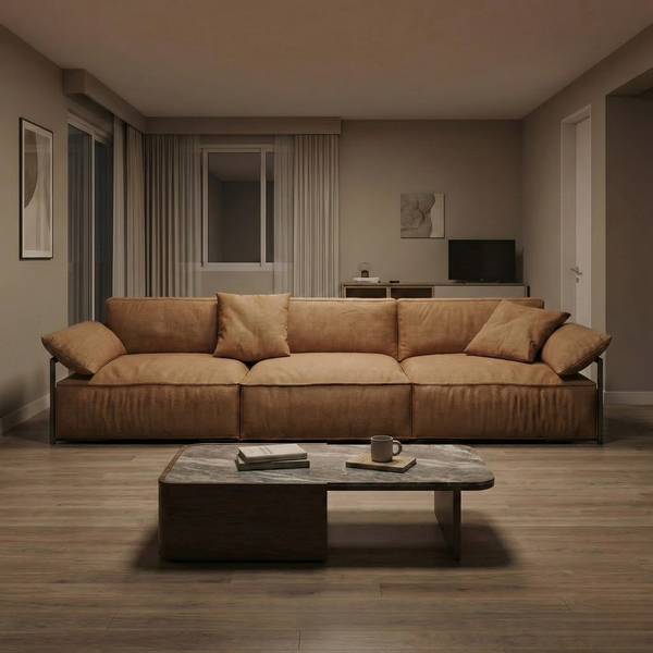 Ridge Fabric Sofa