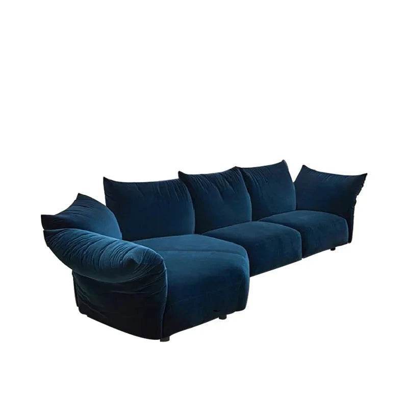 Riviere Velvet Sectional Sofa