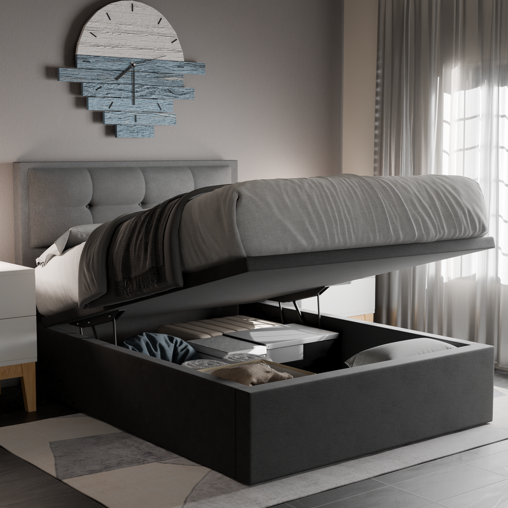 Robyn Fabric Storage Bed