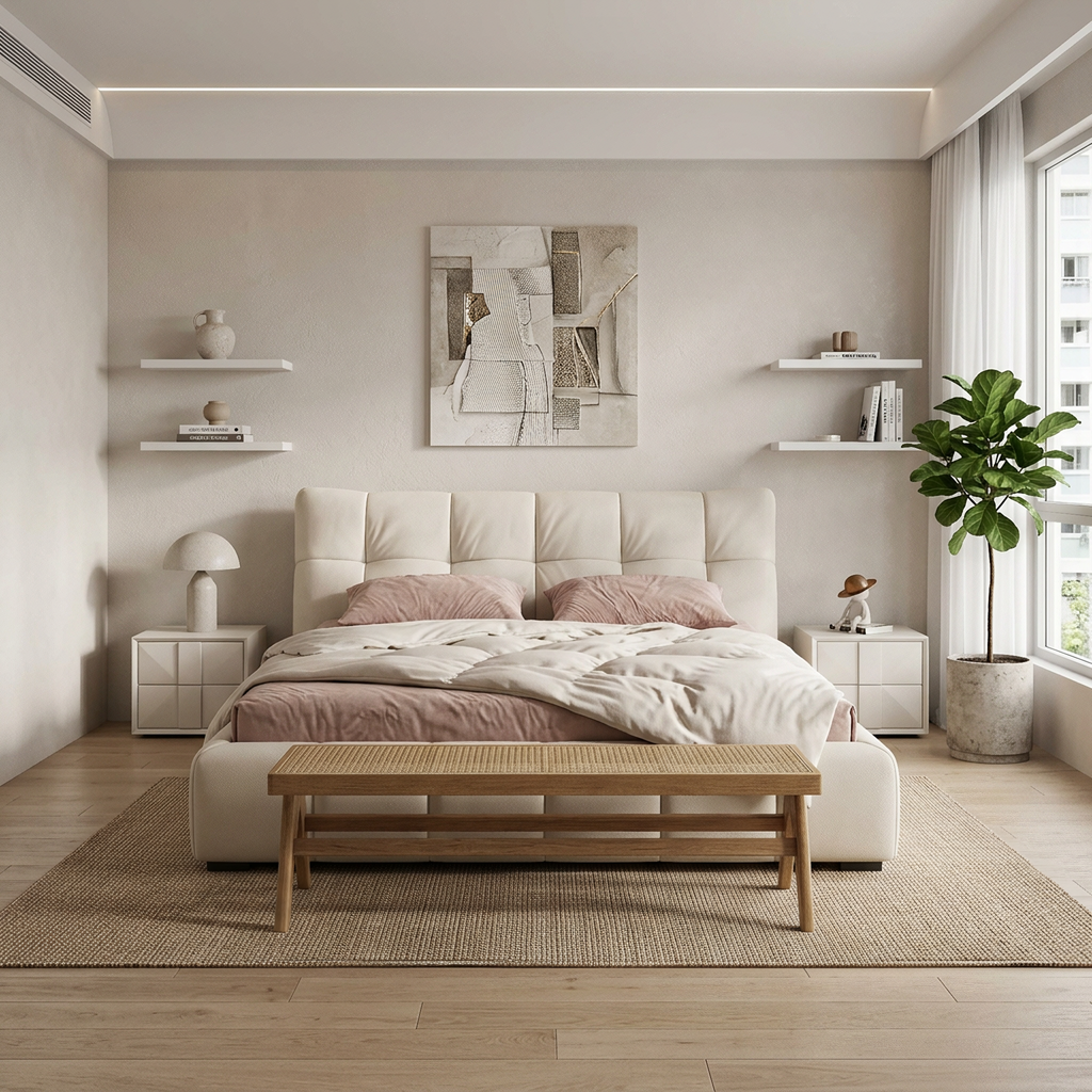 Bravor Leather Bed Frame