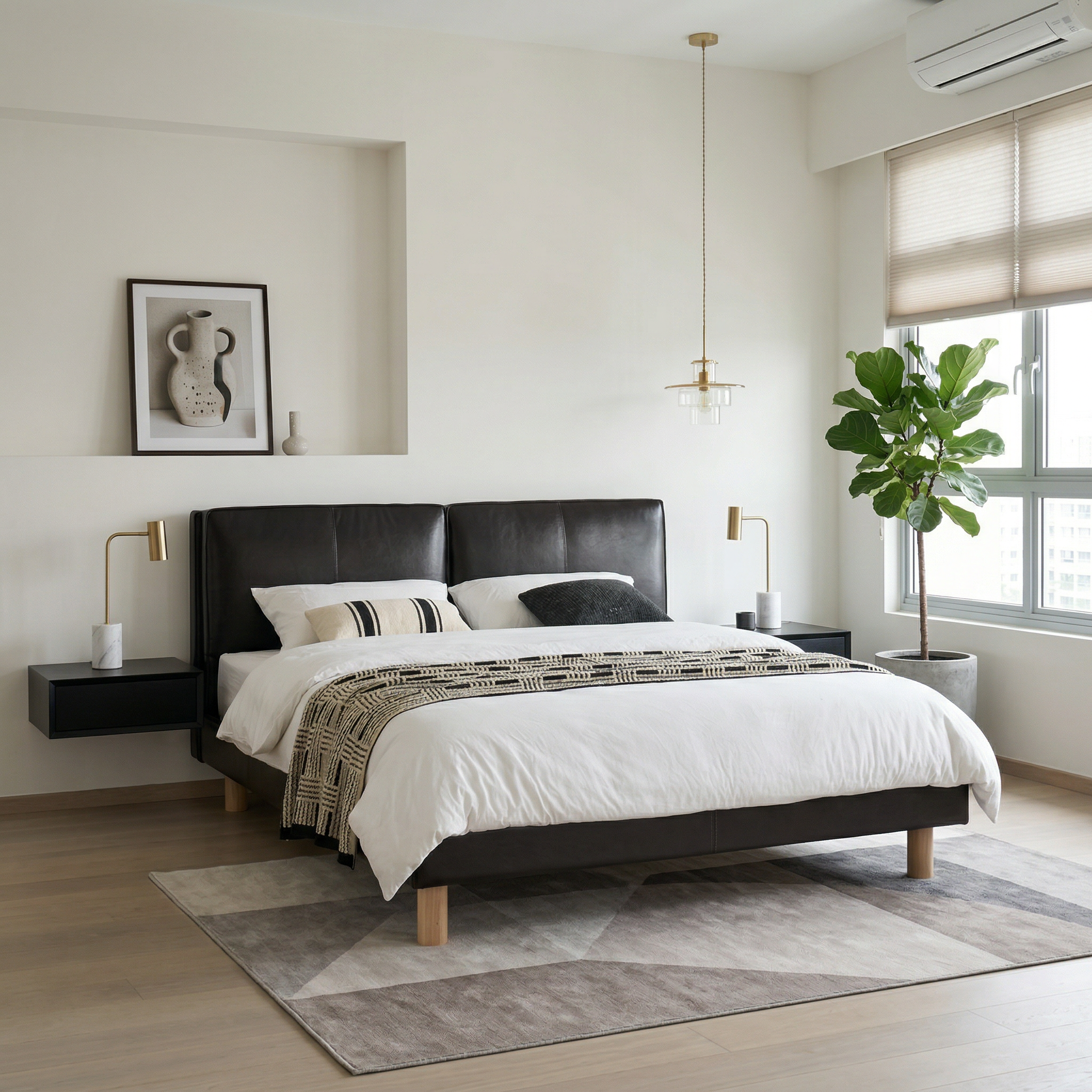 Amaris Leather Bed Frame