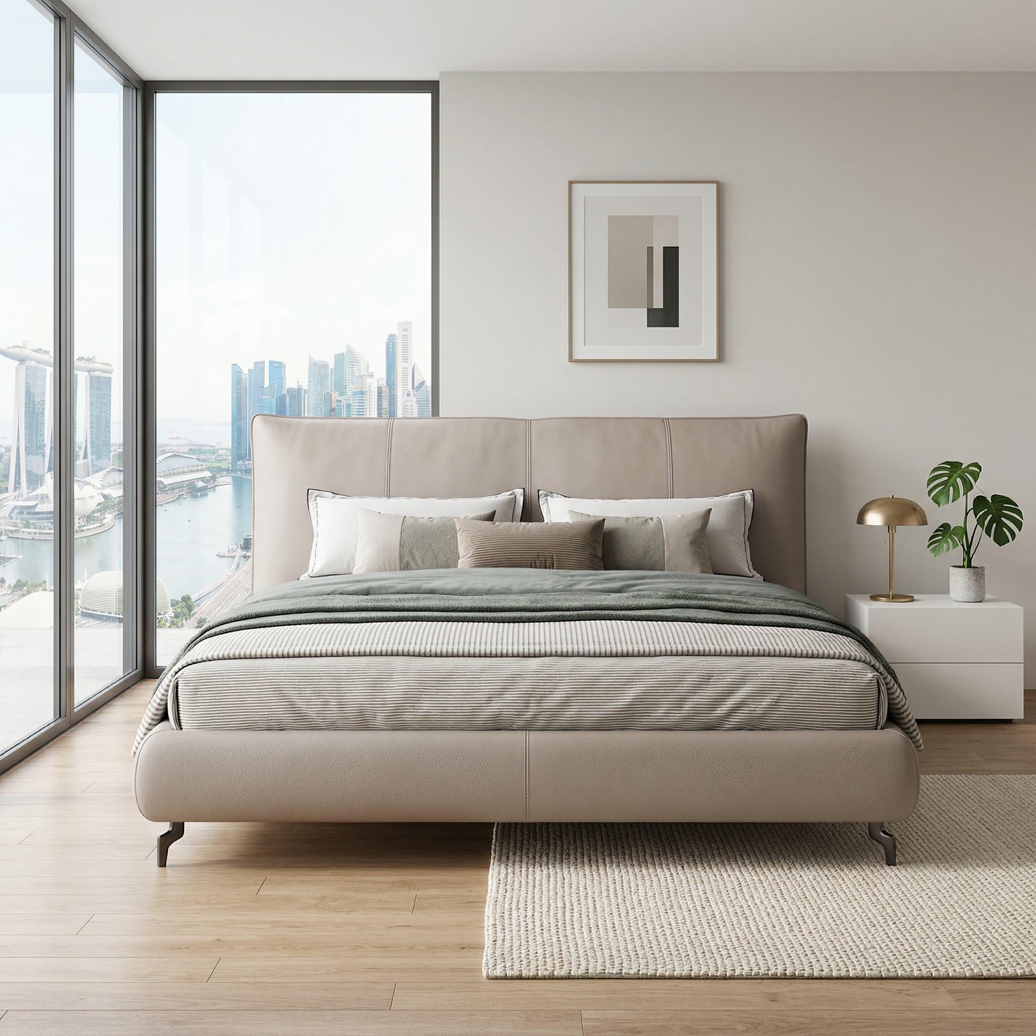 Lumora Leather Bed Frame