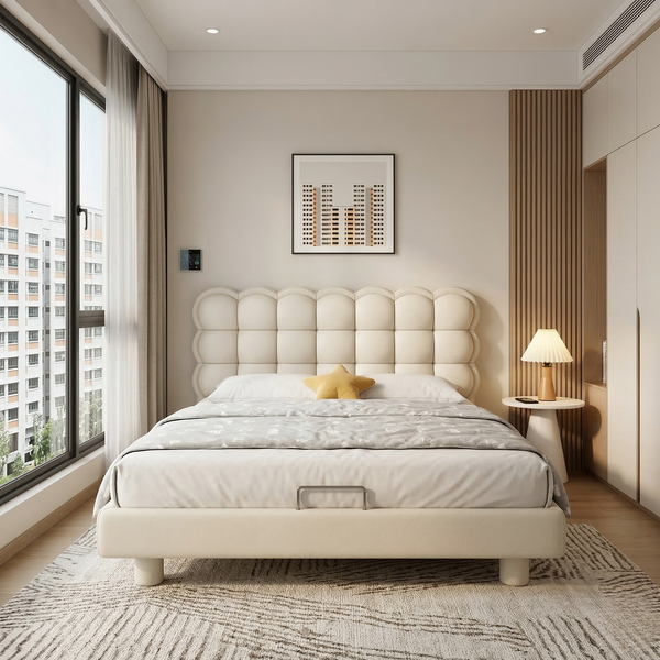 Zenelle Leather Bed Frame