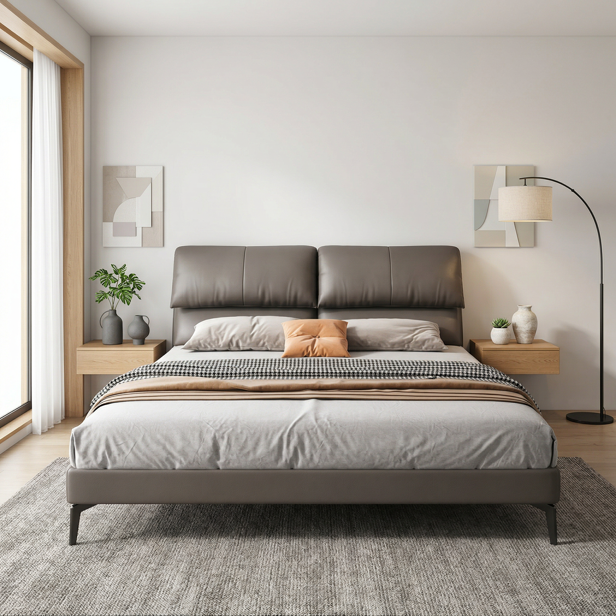 Lioris Leather Bed Frame