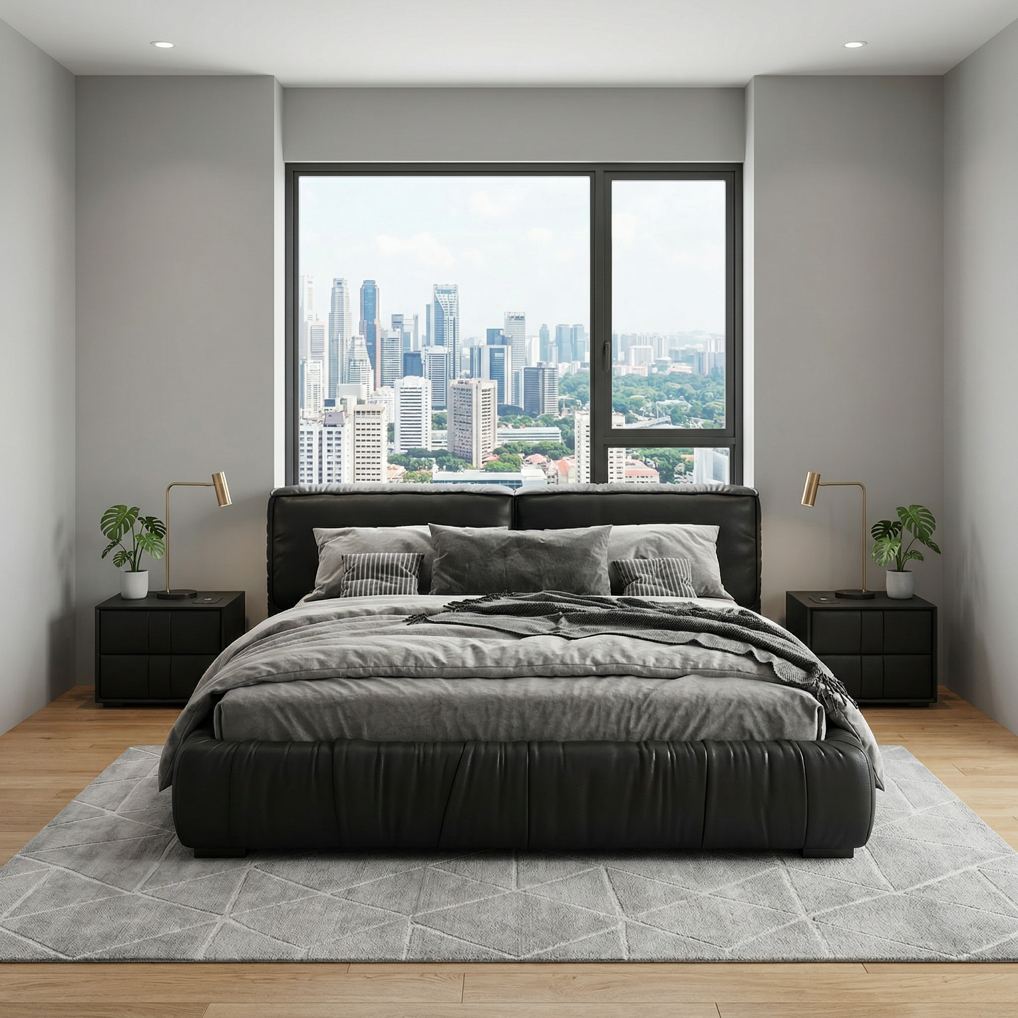 Elvorae Leather Bed Frame