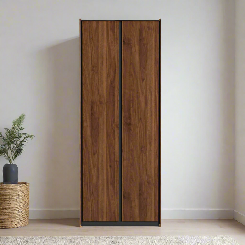 Scout 2 Door Wooden Wardrobe (80cm)