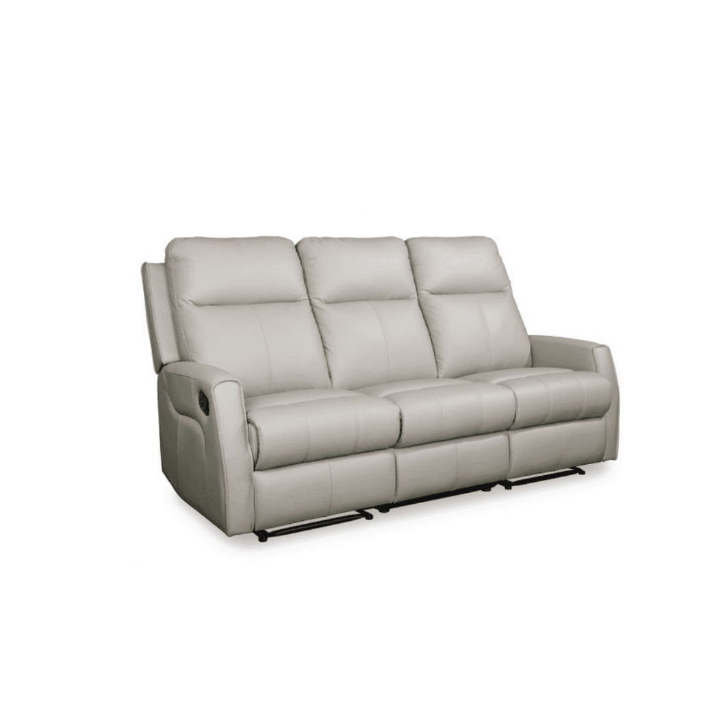 Seren Genuine Leather Manual Recliner Sofa