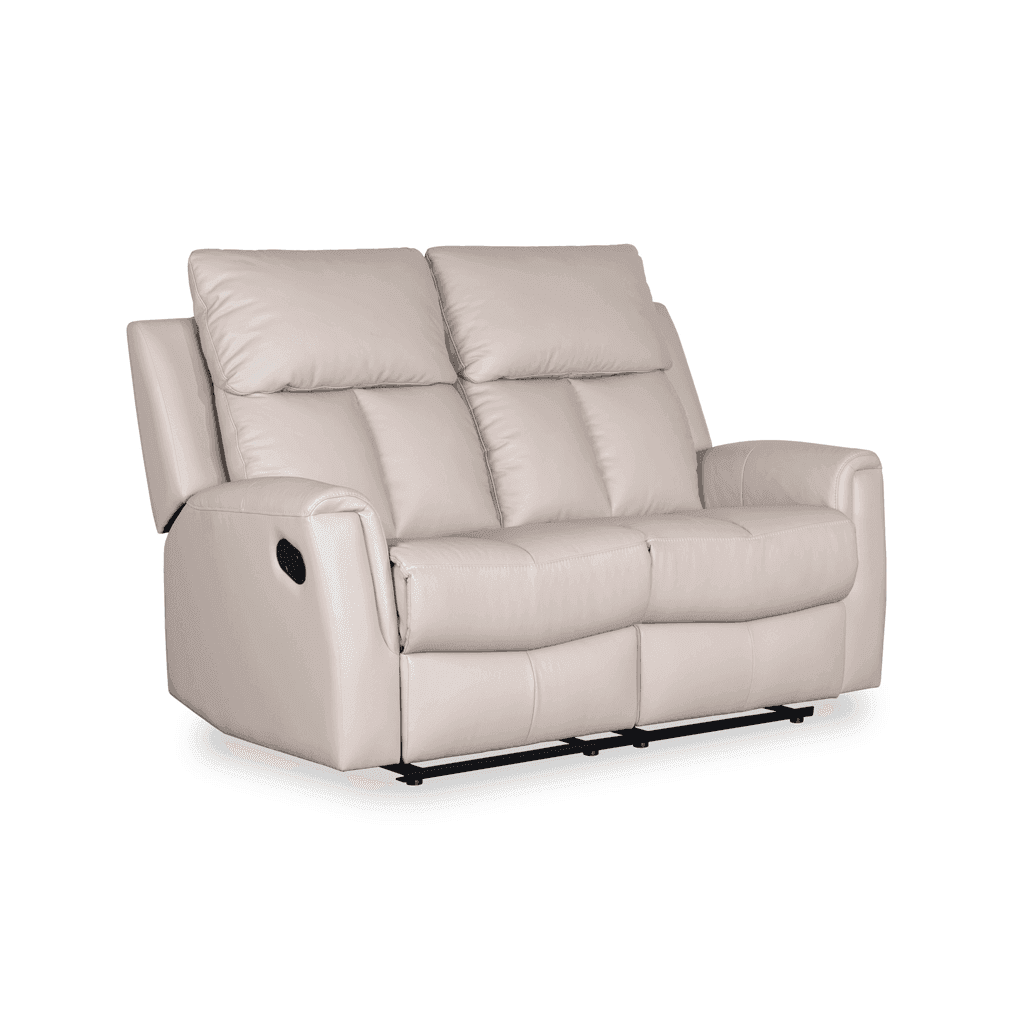 Tessa Genuine Leather Recliner Sofa