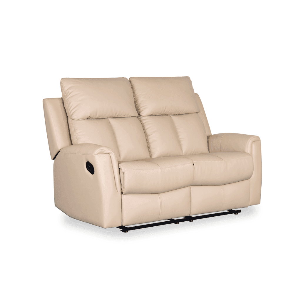 Tessa Genuine Leather Recliner Sofa