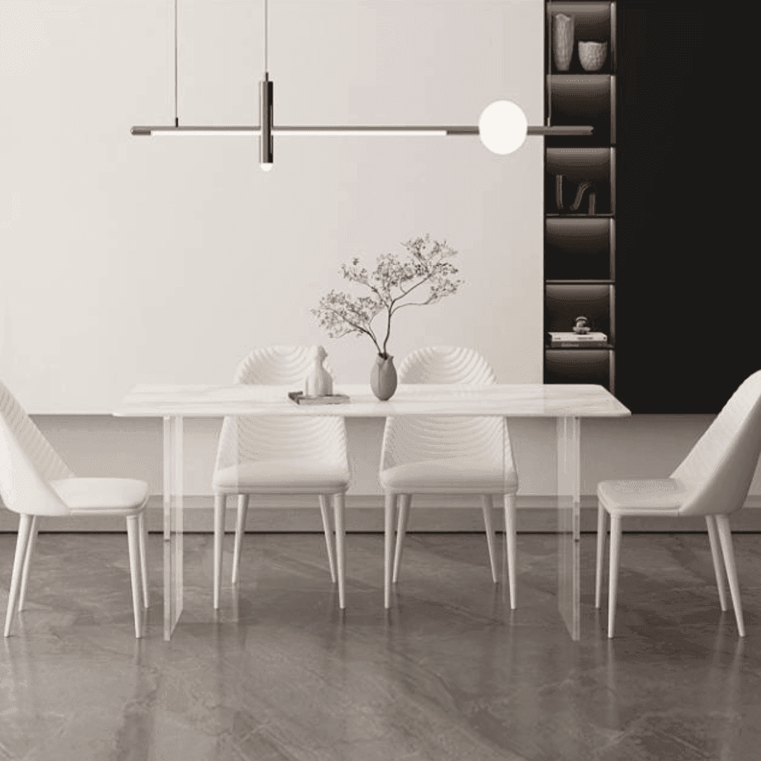 Tessa Sintered Stone Dining Table